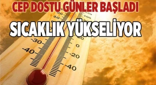 Denizli’de hava sıcaklıkları artıyor