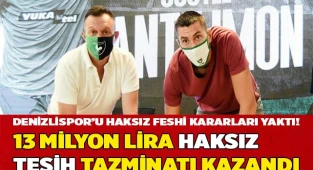 Denizlispor'u haksız feshi kararları yaktı!