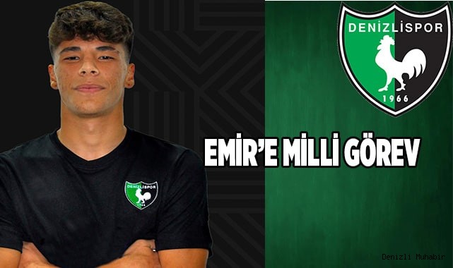 Denizlispor'un genç yıldızı Emir’e milli görev