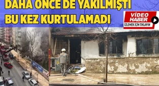 Isınmak için ateş, evi kül etti