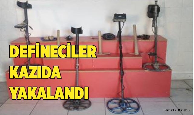 Kaçak kazı yapan 4 kişi yakalandı