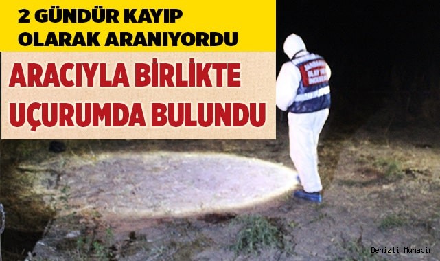 Kayıp adamın cansız bedeni uçuruma devrilmiş otomobilde bulundu