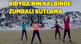 Kibyra’nın kalbinde zumbalı kutlama