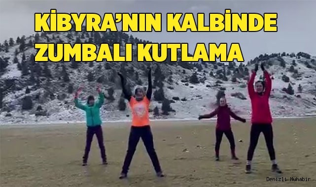 Kibyra’nın kalbinde zumbalı kutlama