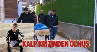 Kız arkadaşıyla kaldığı apartta ölü bulunan genç kalp krizinden ölmüş
