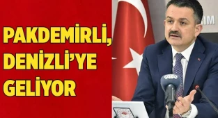 Pakdemirli, Cuma günü Denizli'de