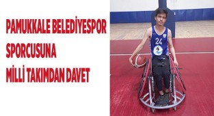 PAMUKKALE BELEDİYESPOR SPORCUSUNA MİLLİ TAKIMDAN DAVET