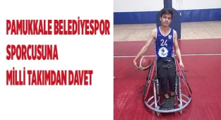 PAMUKKALE BELEDİYESPOR SPORCUSUNA MİLLİ TAKIMDAN DAVET