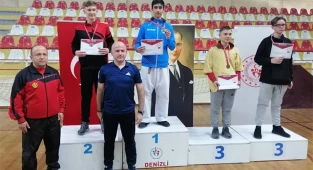 Pamukkale Belediyesporlu sporculardan 4 derece daha
