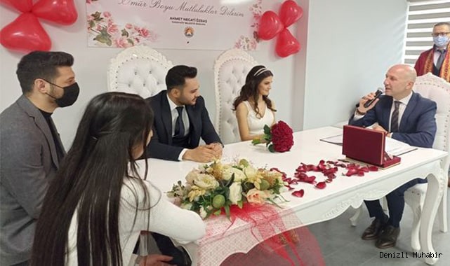 Sarayköy Belediyesi’nden 14 Şubat çiftlerine jest