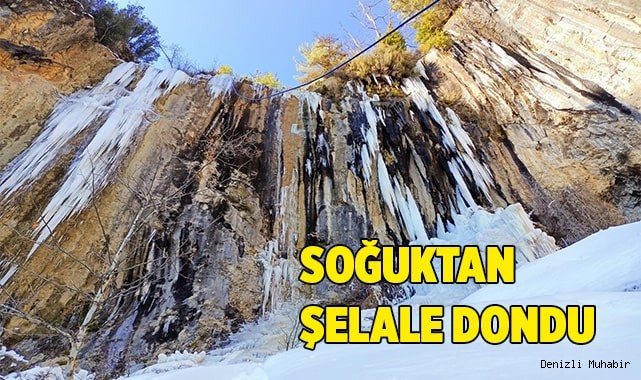 Su Uçan şelalesi dondu