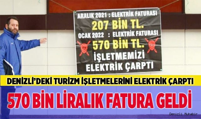 Turizm işletmelerini elektrik çarptı