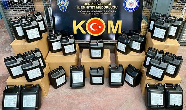 Yüzlerce kaçak ürün ve 63 bidon içerisinde 315 litre etil alkol ele geçirildi