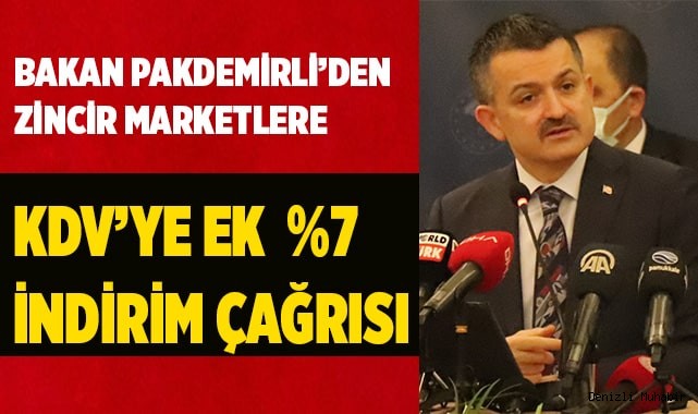 Zincir marketlere KDV’ye ek yüzde 7 indirim çağrısı