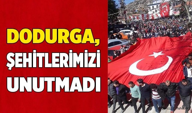 Acıpayam - Dodurga'da  Şehitlerimizi Anma Etkinliği Gerçekleştirildi.