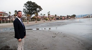 Akyaka’da ürküten görüntü, süper gelgitler başladı, deniz suyu 50 metre çekildi