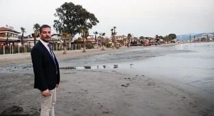 Akyaka’da ürküten görüntü, süper gelgitler başladı, deniz suyu 50 metre çekildi