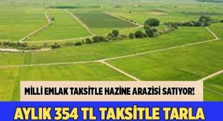 Aylık 354 TL Taksitle Tarla
