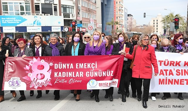 BAŞKAN DOĞAN KADINLAR GÜNÜ’NDE KADIN HAKLARI İÇİN YÜRÜDÜ