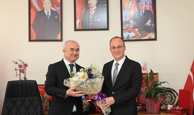 BAŞKAN ÖRKİ’DEN MHP İL BAŞKANI GARİP’E ZİYARET