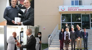 Başkan Özbaş, sağlık çalışanlarını ziyaret etti