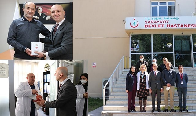 Başkan Özbaş, sağlık çalışanlarını ziyaret etti
