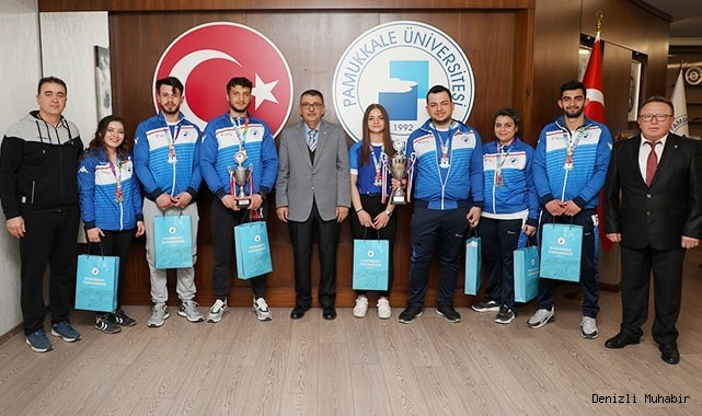 Bileği Bükülmeyen Şampiyonlara Rektör Kutluhan’dan Kutlama ve Tebrik
