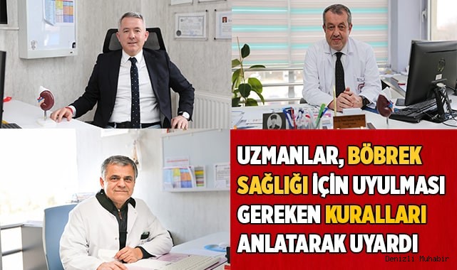 Uzmanlar Böbrek Sağlığı için Uyardı