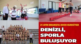 Büyükşehir spor kursları yoğun ilgi görüyor