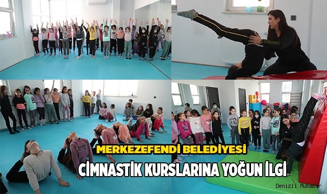 CİMNASTİK KURSLARINA MİNİK KURSİYERLERDEN YOĞUN İLGİ