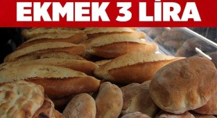Denizli'de ekmek zamlandı
