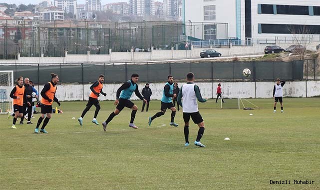 Denizlispor, Kocaelispor maçı hazırlıklarını sürdürdü