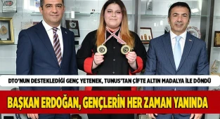 DTO’nun Desteklediği Genç Yetenek, Tunus’tan Çifte Altın Madalya ile Döndü
