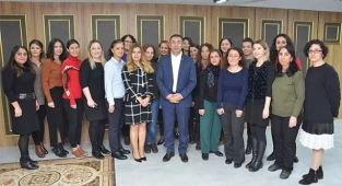 Erdoğan, 'DÜNYADAKİ HER ŞEY KADININ ESERİDİR'