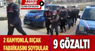 Fabrikadaki tüm malzemeleri çaldılar