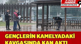 Gençlerin kamelyadaki kavgasında kan aktı
