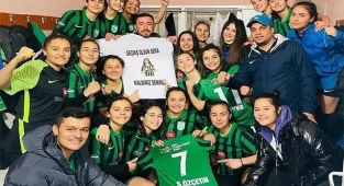 Horozkent’in kızları Aydın'dan zaferle döndü
