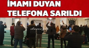 İmamı duyan telefona sarıldı