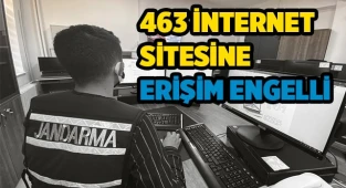 Jandarmadan 463 internet sitesine erişim engelli