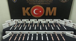 Kaçak ürünlerle birlikte yakayı ele verdi
