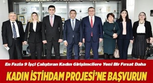 KADIN İSTİHDAM PROJESİ’NE BAŞVURUN