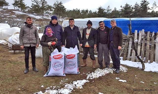 Kar yağışından etkilenen çiftçilere yem desteği sağlandı
