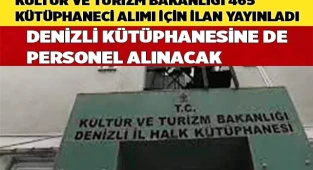 Kültür ve Turizm Bakanlığı 465 kütüphaneci alımı için ilan yayınladı