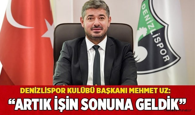 Mehmet Uz, 'Her şey yeni başlıyor'