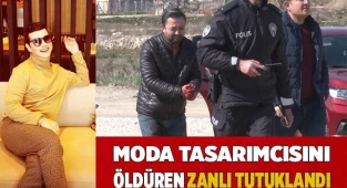 Moda tasarımcısını öldüren zanlı tutuklandı