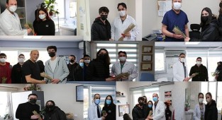 ÖĞRENCİLERDEN HEKİMLERE TIP BAYRAMI ZİYARETİ