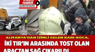 Öldü sanılan sürücünün yaşadığı anlaşılınca onu hayatta tutmak için ölüm kalım savaşı verildi