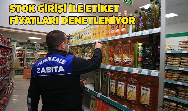 PAMUKKALE BELEDİYESİ ZABITASI’NDAN YAĞ DENETİMİ