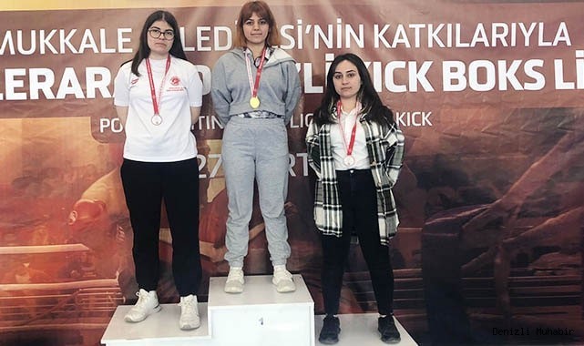 PAMUKKALE BELEDİYESPORLU KICK BOKSCULARDAN 3 MADALYA DAHA