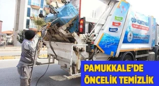 PAMUKKALE’DE ÖNCELİK TEMİZLİK